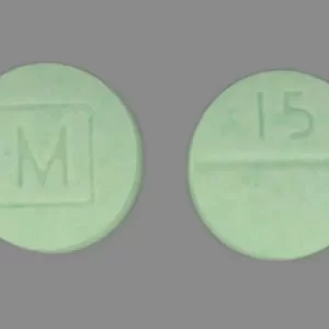 Oxycodone 15mg (15 M pill Green)